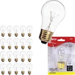 Satco S3720 - 40 Watt A15 Clear Appliance Lamp 130/120 Volt 2700k (20 Pack). Fixed Price $29.99.