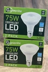 Qty Of 2 Greenlite Led Par30 Long Neck 11w Dimmable Flood Light Bulb, Pack. Fixed Price $24.95.