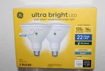 Ge Ultra Bright 120w Equiv 16w Led Bulbs Par38 Medium Base Outdoor Flood 2-pack. Fixed Price $6.95.