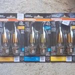 Sylvania Truwave B10 Led Clear Candle Bulb 40w Eq Soft White 2700k 6pk. Fixed Price $14.00.