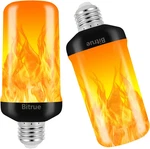 Bitrue Led Flame Effect Light Bulb, 4 Modes Bulbs, E26 Base Fire... 2 Pack. Fixed Price $43.93.