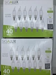 Sealed Sigalux Candelebra Bulb Clear 3 Watt Led Ca10/e12 Base Dimmable (24 P) Nt. Fixed Price $32.90.