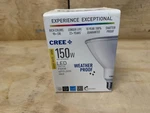 Cree 150w Led Bright White 3000k Par38 Dimmable Weatherproof Flood Light!. Fixed Price $26.99.