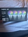 Lepro Le 4 Pack Wifi Smart Led Bulb A19 E 26. Fixed Price $19.96.