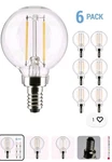 6 Pack Satco S21200 Led Filament 120v 3w G16.5 Candelabra E12 Warm White. Fixed Price $22.99.