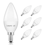 Lepro E12 Led Candelabra Light Bulbs, 5.5 6 Count (pack Of 1), Warm White. Fixed Price $25.99.