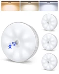 Ezvalo 4 Pack Motion Sensor Closet Lights, 1200mah Usb-c 4pack, White. Fixed Price $39.01.