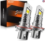 Sealight 9008/h13 Bulbs Hi/low Beam, 900% Super Brighter, 1:1 Size Fog Lights,. Fixed Price $80.09.
