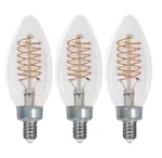 Ecosmart 60w Equiv B11 Led E12 Candelabra Fine Bendy Edison Soft White 3-pack. Fixed Price $9.95.