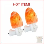 Spantik Pink Himalayan Salt Lamps - Hand Carved, Natural Night Lights For Bedroo. Fixed Price $28.34.