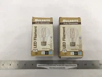 (2) New Bulbrite 5w Filament A19 Led Bulb E26 Clear 2700k Dimmable #776872. Fixed Price $17.90.