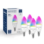 Lightinginside E12 Smart Light Bulbs 60w 4 Count (pack Of 1), Multicolor. Fixed Price $54.63.
