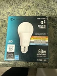 Ecosmart 60w Led Light Bulb A19 Dimmable Dusk To Dawn Auto Off Adjustable Color. Fixed Price $11.00.