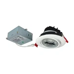 Nora Lighting Nm4-rg27 M4 4"w Canless Adjustable Gimbal 2700k Led - Lot Of 2. Fixed Price $86.39.