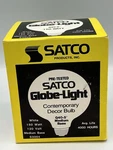 Satco S3004 120-volt 150-watt Medium Base Light Bulb, White, Avg Life 4000 Hrs. Fixed Price $18.95.