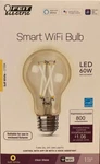 Feit Electric 60-watt Clear A19 Smart Wifi Led Light Bulb - Soft White New. Fixed Price $15.99.