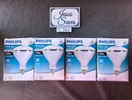 4- Phillips 41674 Heat Lamp 250w Br40 Clear Flood Light Bulb Infrared T760. Fixed Price $30.00.