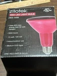 Zilotek Par38 353-1459 Led Bulb Red 100 Watt Equivalence 13w E26 Base. Fixed Price $9.99.