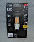 Feit Electric 4.5 Watt 40 Equivalent Bright White Dimmable G9 Bi-pin Base. Fixed Price $3.99.