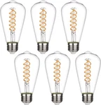 Myemitting Dimmable E26 Base 2700k St58/st19 600lm 80+ Cri Led Bulbs-pk Of 6. Fixed Price $28.99.