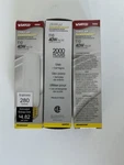 Satco T10 40w Tubular Bulbs - Three New And Tested. Fixed Price $30.00.