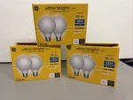 (6 Bulbs) Ge Ultra Bright Led 100 Watt Replacement, Soft White, G25 Vanity 3. Fixed Price $32.95.