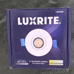 Luxrite Recessed Gimbal Led Ceiling Light 2in Round 400 Lumens 5 Color. Fixed Price $20.00.