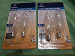 Westinghouse Flame Tip Candelabra 40 Watt (4 Bulbs) 365 Lumens 2700k #03775. Fixed Price $14.99.