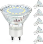 Gu10 Led Light Bulbs, 50 Watt Halogen 5 Count (pack Of 1), Cool White. Fixed Price $28.58.