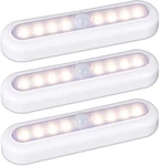 Star-spangled 3 Pack 7 Motion Sensor Lights Indoor Inch, Warm White. Fixed Price $14.43.
