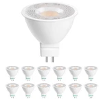 Geplad 12 Pack Mr16 Led Bulb,gu5.3 Bi-pin Base Bulbs, 5w (50w Equivalent).... Fixed Price $37.65.