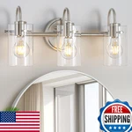 Apenath 3 Lights Vanity Light Fixture Brushed Nickel Bathroom Wall Sconces. Fixed Price $51.84.