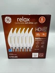 Ge 40w Relax Led Hd Candelabra Base Light Bulb Softwhite Dimmable (6pack) New. Fixed Price $12.99.