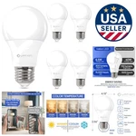Eco-friendly 4 Pack A19 Led Light Bulbs, 800 Lumens, 5000k Daylight Brightness. Fixed Price $33.99.