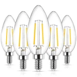 Ascher E12 Led Classic Candelabra Clear Light Bulb 4w Equivalent 40w Warm Whi.... Fixed Price $39.99.