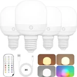 Rechargeable Light Bulbs For Lamp With 15 Colors Selectable & 3 Timer, Dimmable. Fixed Price $62.79.