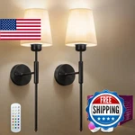 Smaryong Battery Operated Wall Sconces Set Of Two, Rechargeable Sconce With. Fixed Price $68.72.