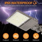 Kukuppo Led Parking Lot Light 150w, 5000k Shoebox Pole Fixture Ac 277-480v. Fixed Price $133.70.