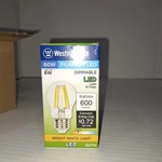 (6-pk) Westinghouse Dimmable Clear Filament Led Light Bulb A15 6 W 60w Eqv. Fixed Price $12.00.