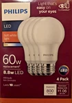 4 Bulbs Philips A19 E26 Led Bulb Soft White 8.8w 60 Watt Volume Discount !!!. Fixed Price $24.99.