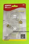 Satco 2-pack 25 Clear G16.5 Night Light Bulb E12 Base. Fixed Price $11.95.