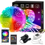 Apspow Led Strip Lights 100ft, Bluetooth And App Control, Multicolor Rgb Ligh.... Fixed Price $32.77.