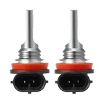 A Absopro H11 Led Fog Lights Bulbs 6000k Cool White 2.36"x1.57"x1.18", Black. Fixed Price $21.86.