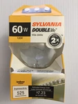 Sylvania Double Life 60w 120v Clear Indoor Globe Light Bulb G25. Fixed Price $45.00.