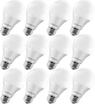 Luxrite A19 Led Light Bulbs 60w Enclosed Fixture Rated 3000k E26 12-pack New. Fixed Price $13.65.