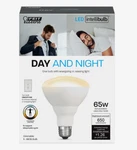 Feit Electric Day & Night Intellibulb Led Smart Bulb Color Changing 65 Watt Br30. Fixed Price $20.74.