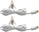 Kgc C7 Accessory Cord With 2 Led Light Bulb Candelabra-base E12 Soc. Fixed Price $16.59.