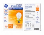 Ge Crystal Clear Light Bulbs 2 Pack 29w 40w Replacement A19 120v Soft White Dimm. Fixed Price $17.99.