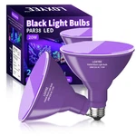 Loxyee Par38 Halloween Led Black Light Bulbs 2 Pack,e26 Base Pack, Uv. Fixed Price $31.70.