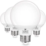 Hansang G25 Led Globe Light Bulbs, 60w Equivalent, 5000k Daylight Bathroom, E.... Fixed Price $20.37.